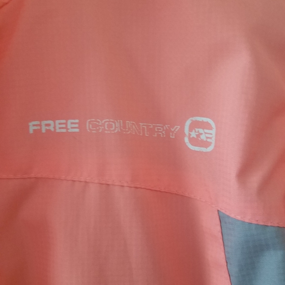 Bright Coral Rain Jacket - Picture 2 of 9